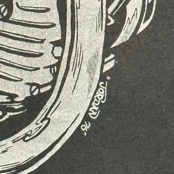 Vtg 1987 Single Stitch Daytona Bike Week Harley Davidson Flathead Motor T-Shirt - Picture 4 of 8